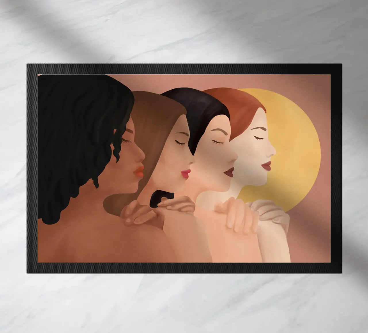 Sun doormat by Nadjaa