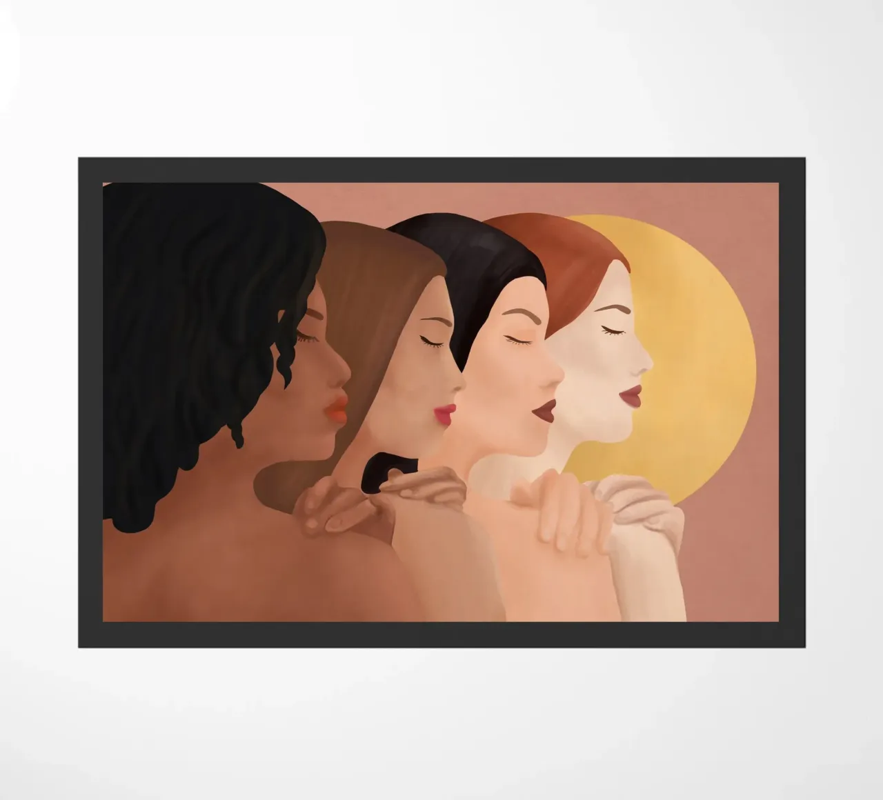 Sun doormat by Nadjaa