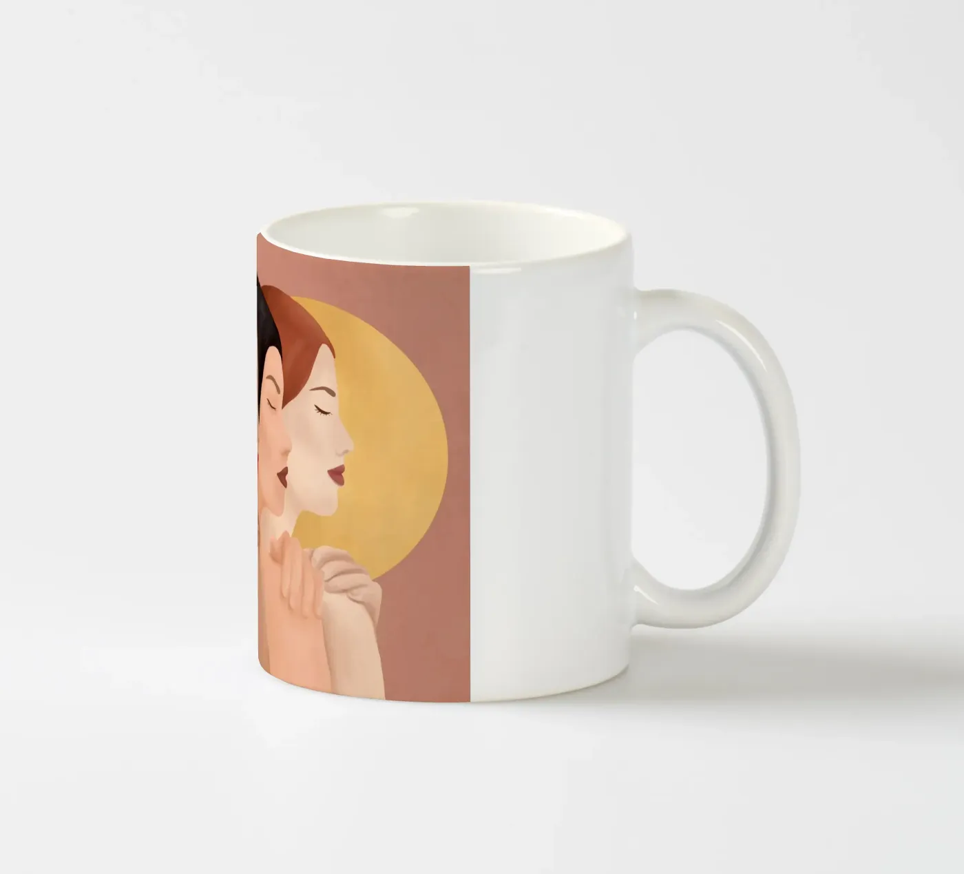 Sun ceramic mug by Nadjaa