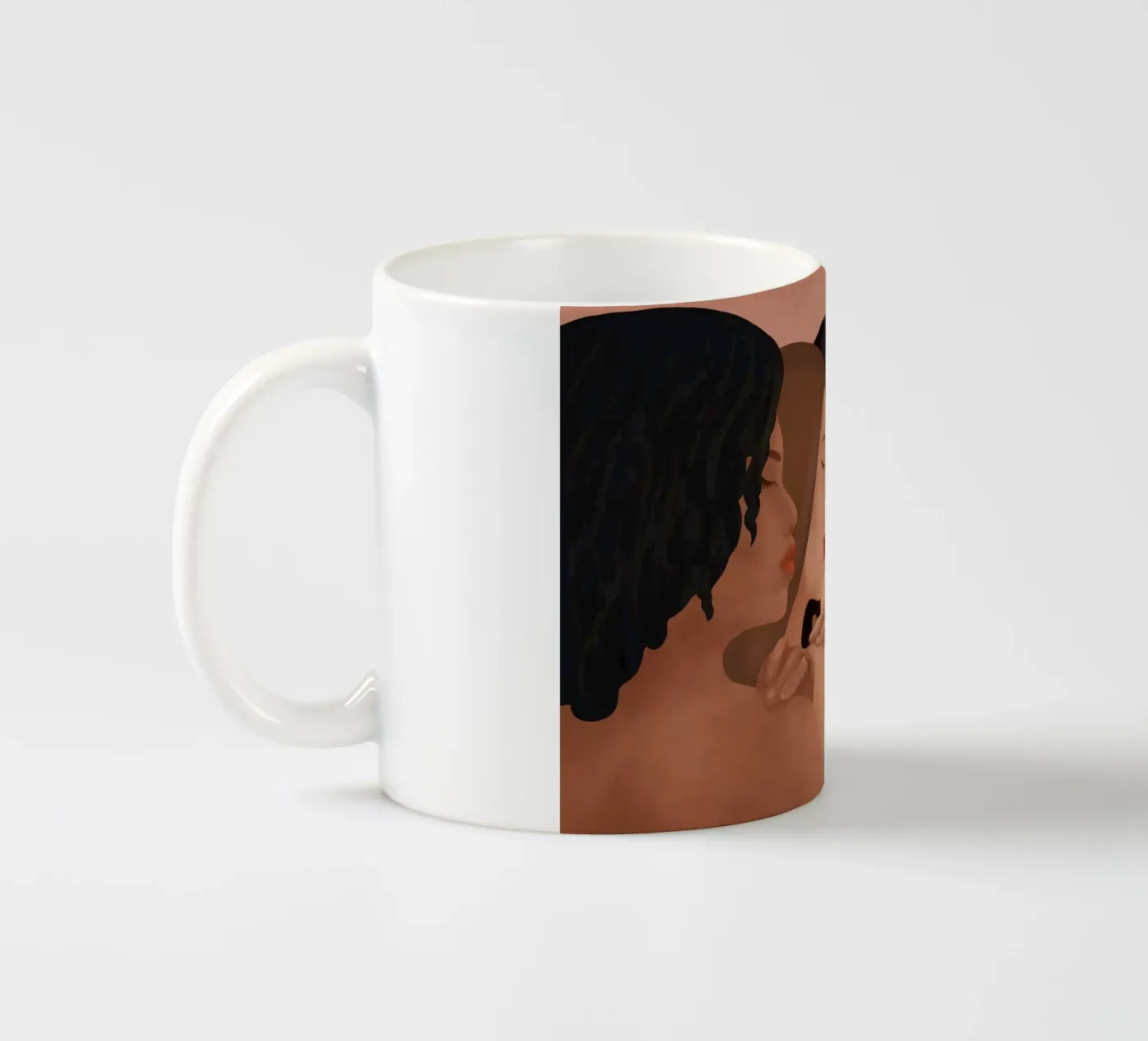 Sun ceramic mug by Nadjaa