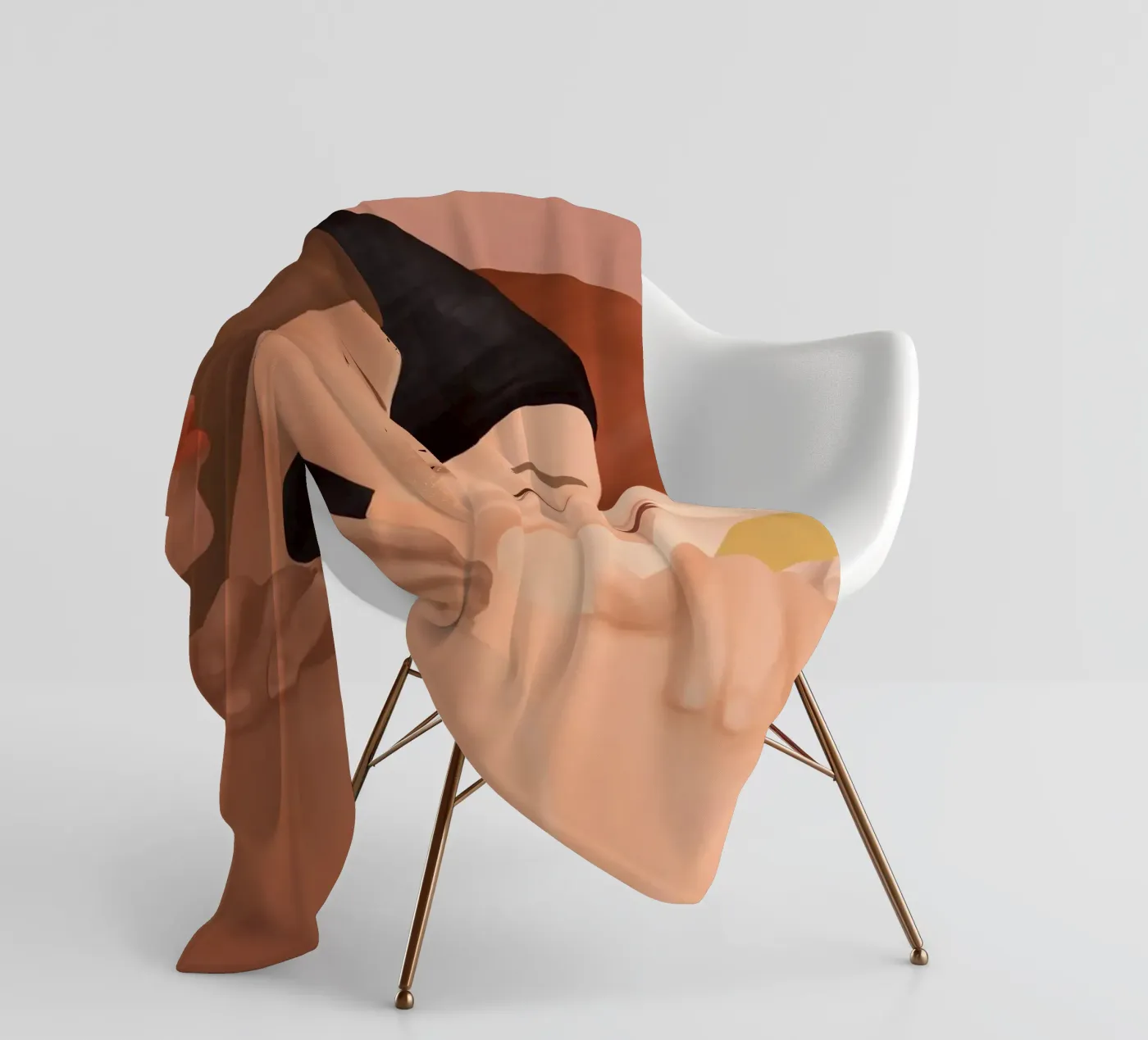 Sun plaid polaire de Nadjaa