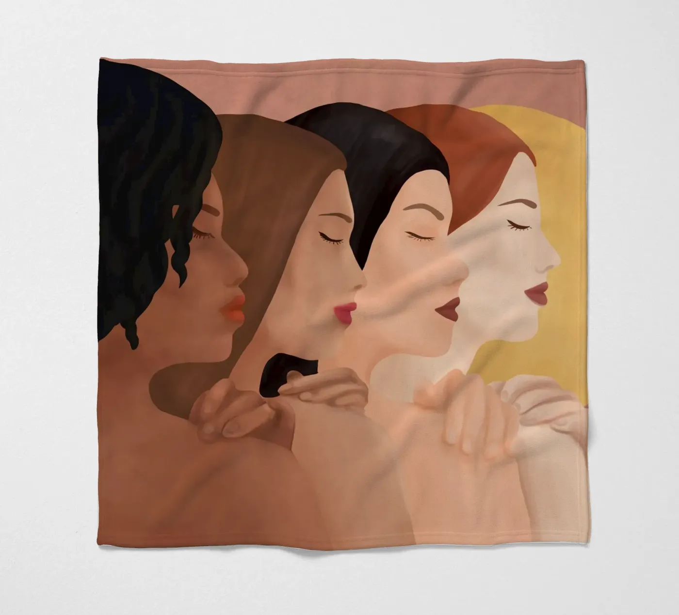 Sun plaid polaire de Nadjaa