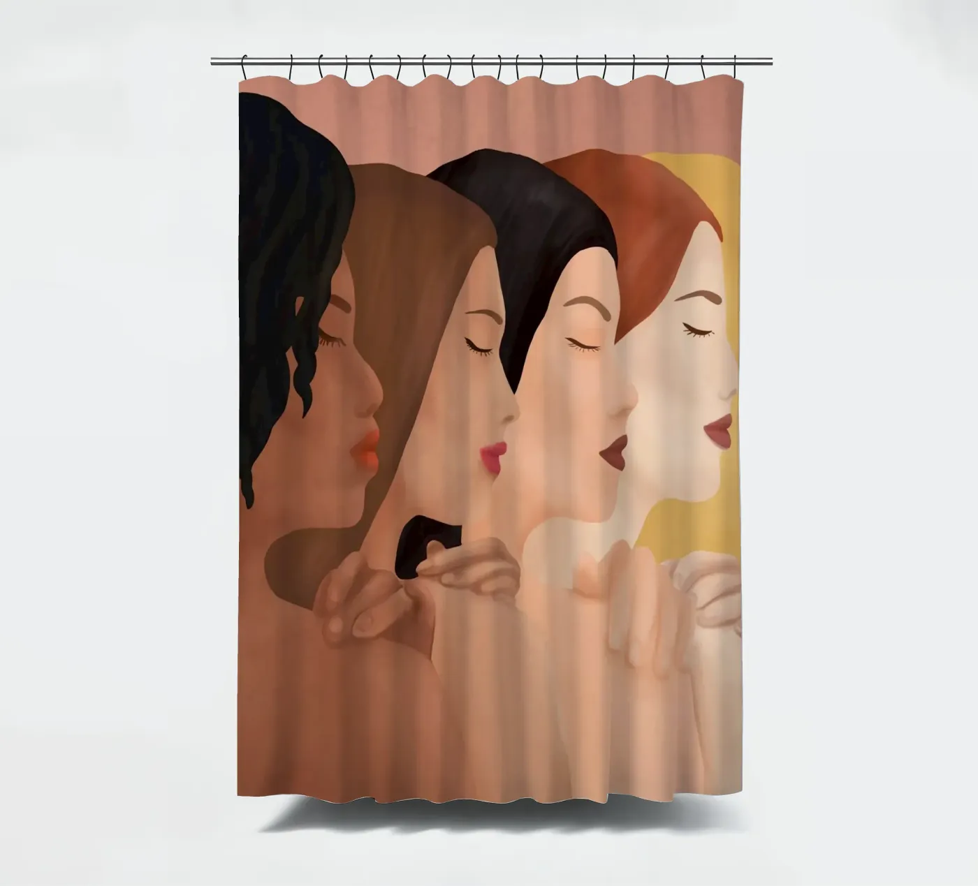 Sun douchegordijn van Nadjaa