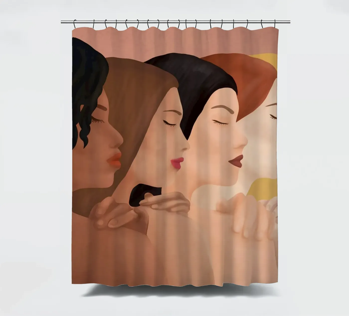 Sun douchegordijn van Nadjaa