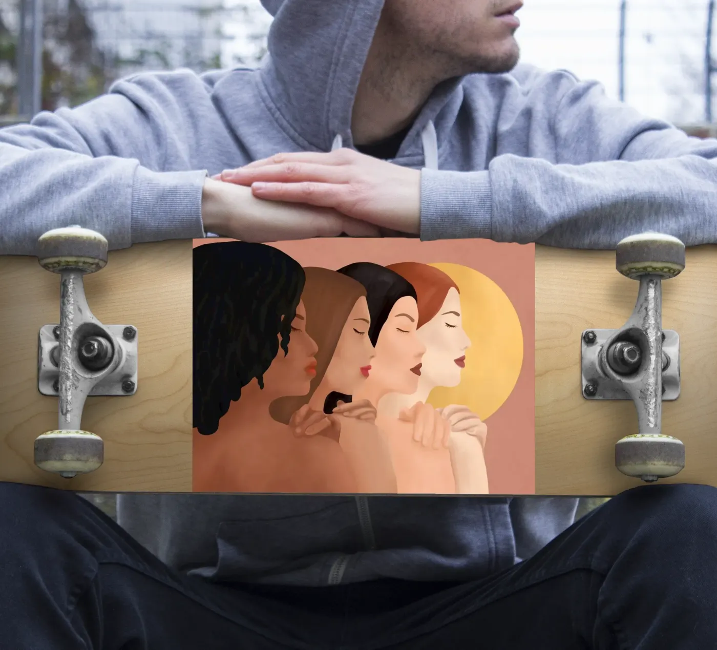 Sun sticker van Nadjaa