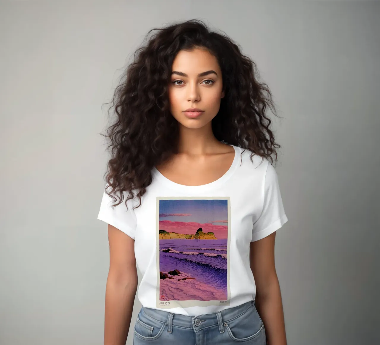 Hasui Kawase 1 t-shirt da donna da Vintage by JUNIQE
