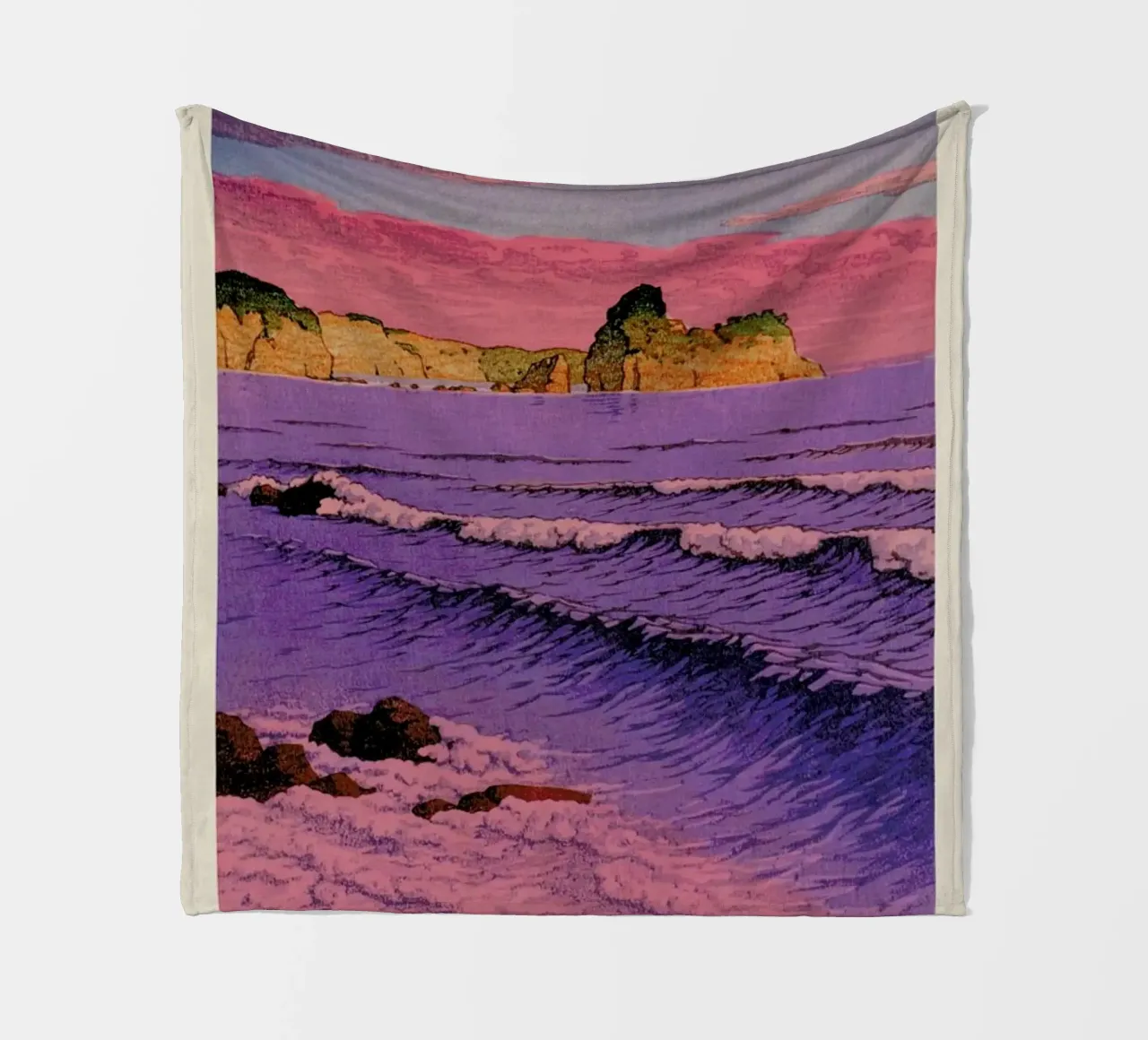 Hasui Kawase 1 coperta in pile da Vintage by JUNIQE