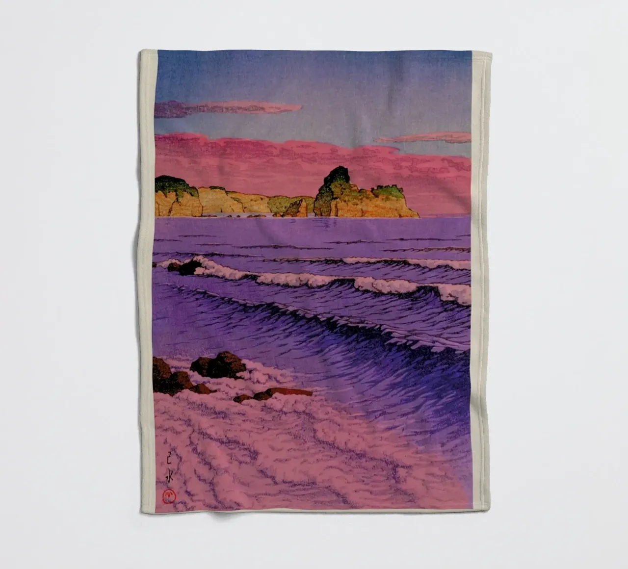 Hasui Kawase 1 coperta in pile da Vintage by JUNIQE