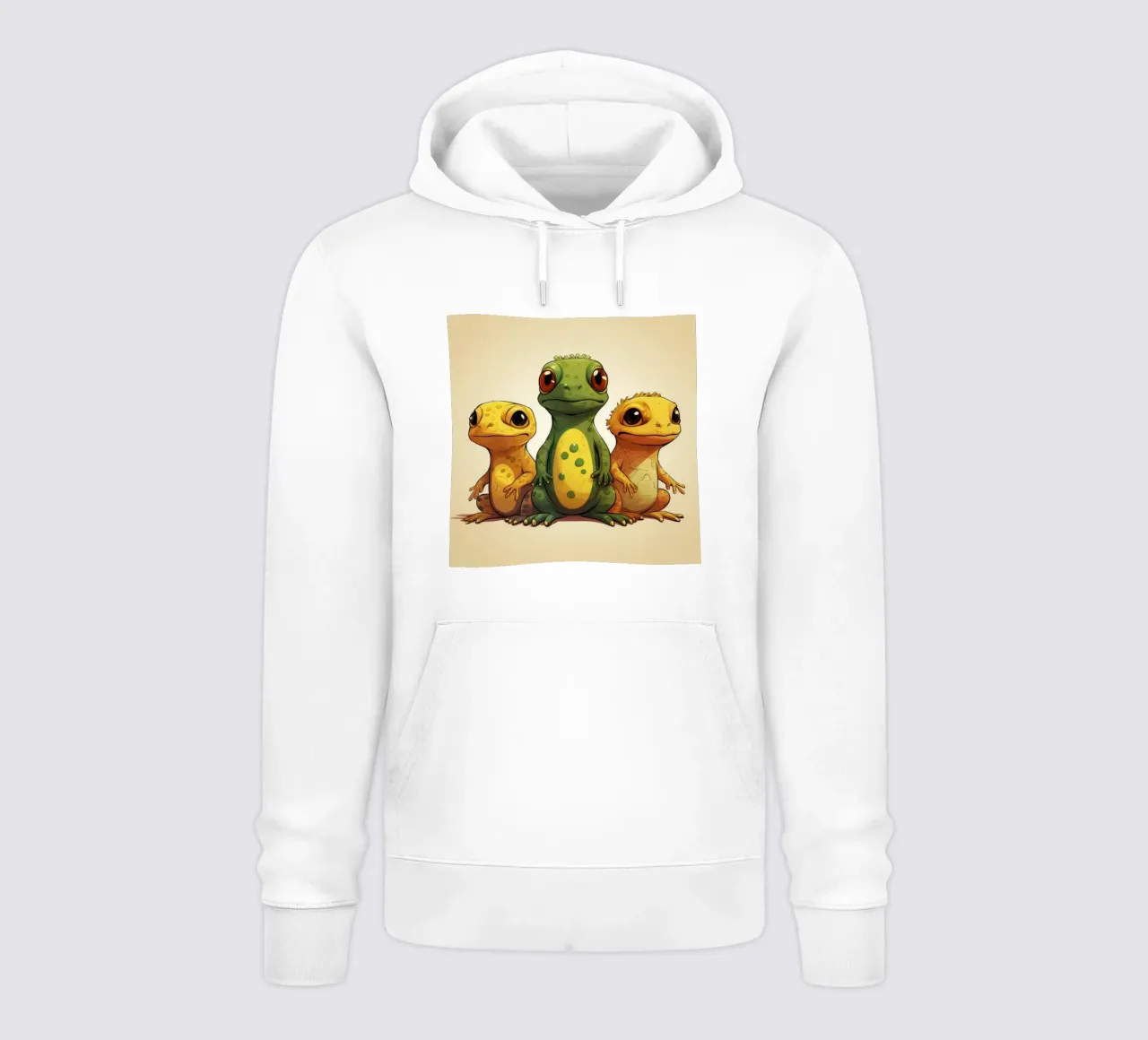 Gang di salamandre retrò felpa con cappuccio da Funny Animals
