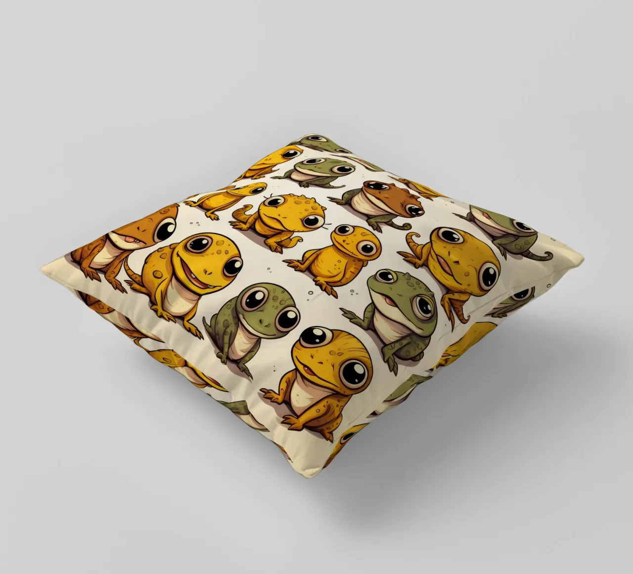 Gang di salamandre retrò cuscino da Funny Animals