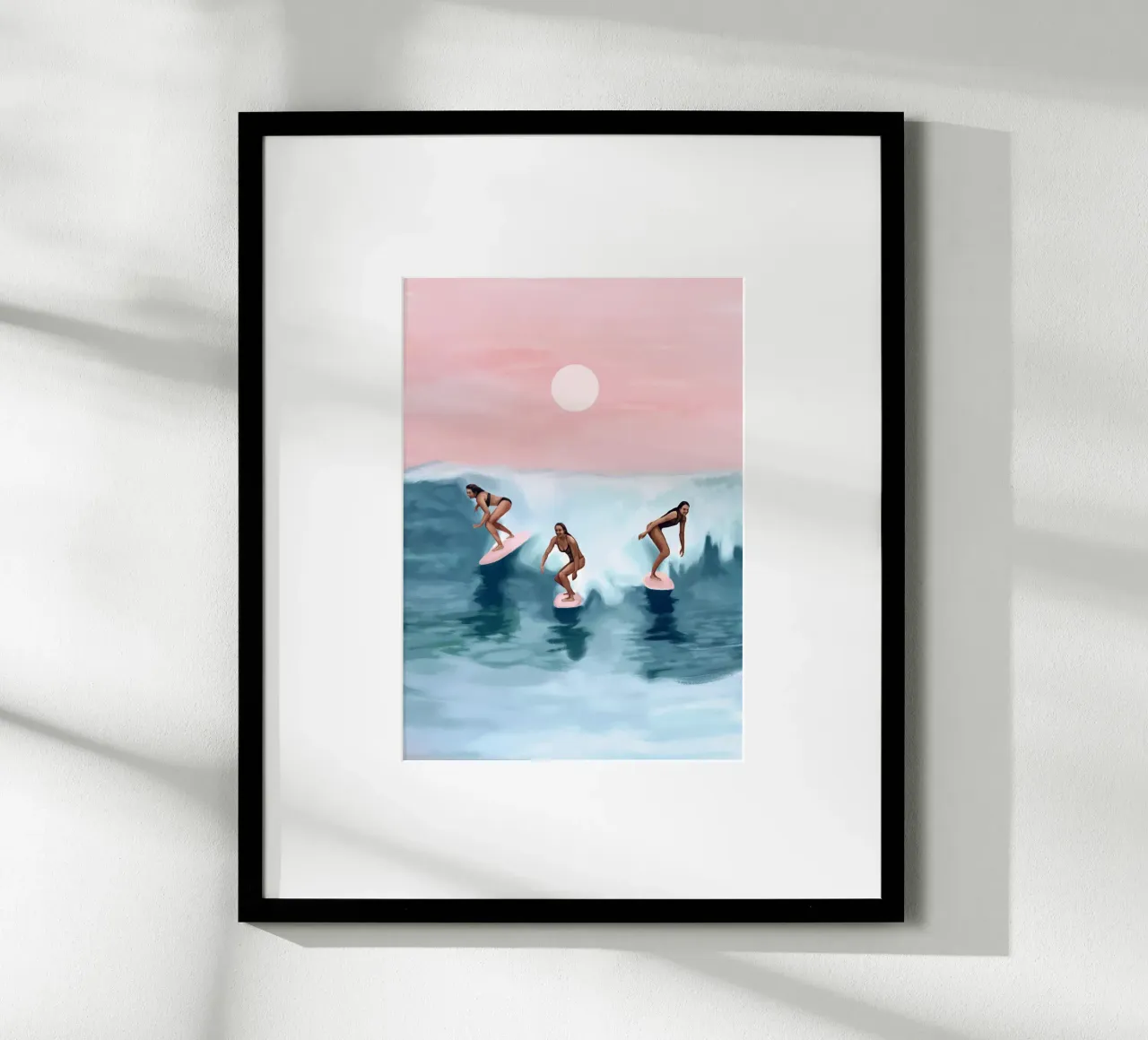 Surf Sisters poster van Verse