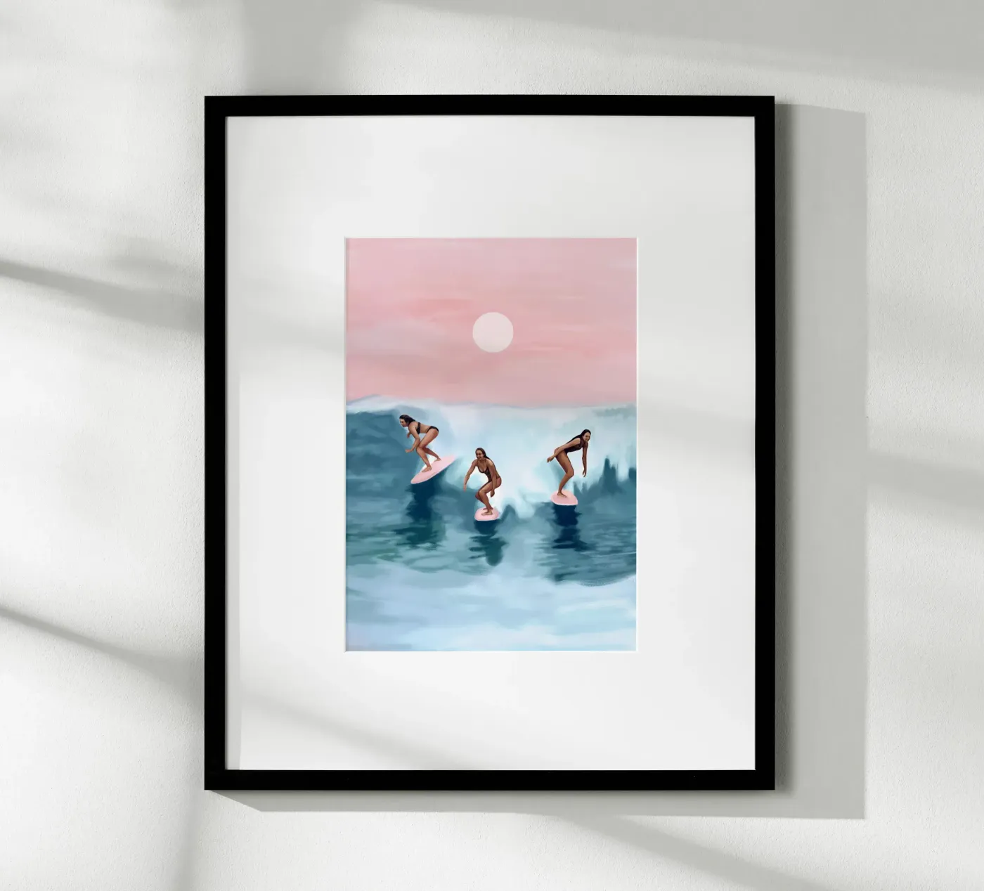 Surf Sisters poster by Verse