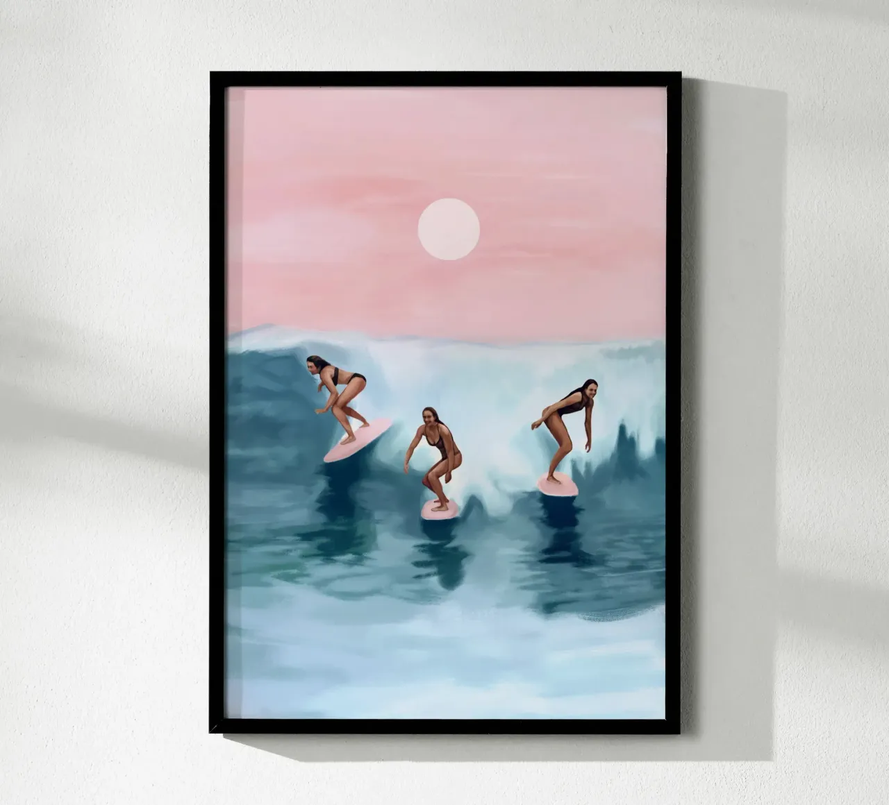 Surf Sisters poster van Verse