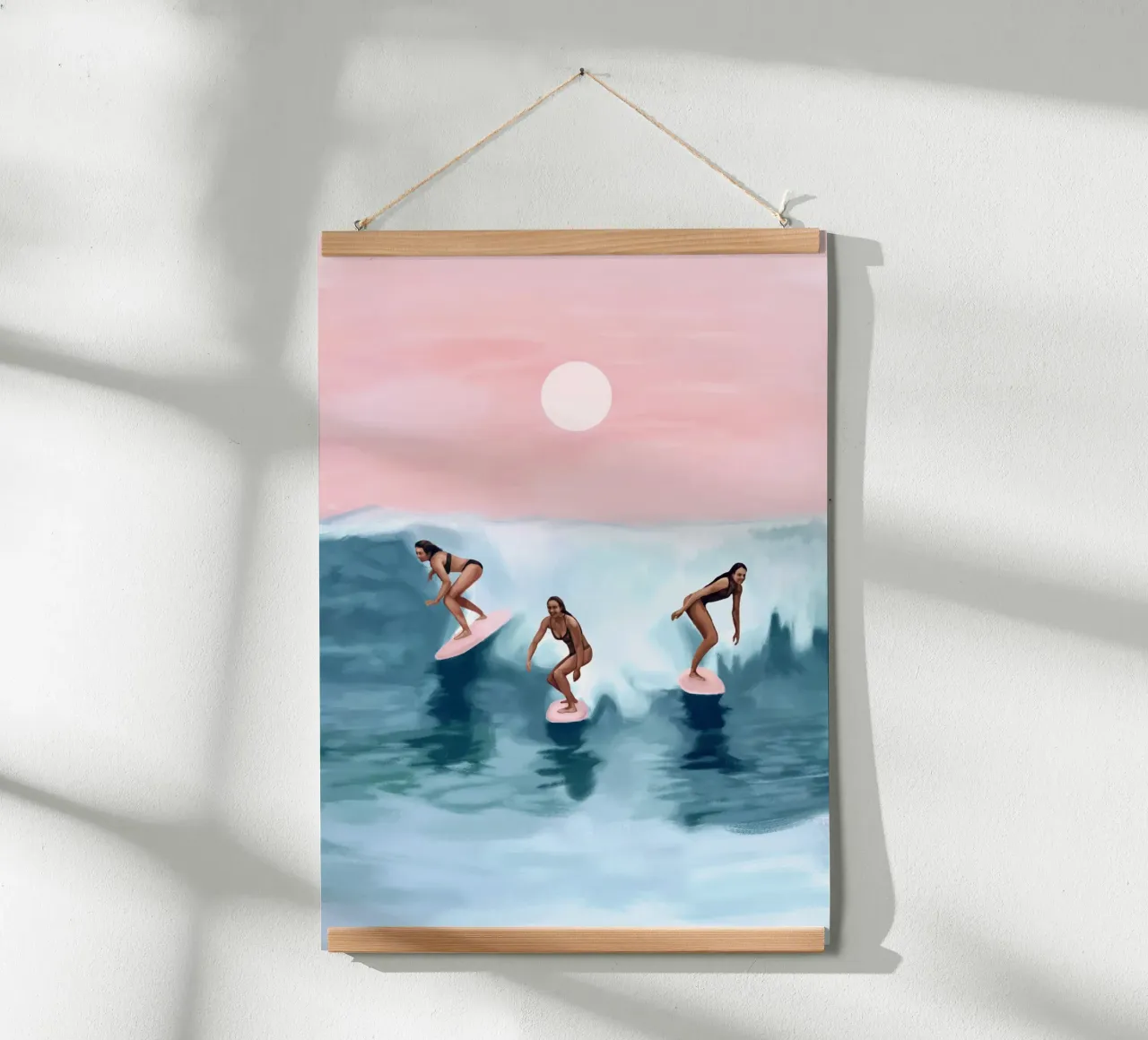 Surf Sisters poster van Verse