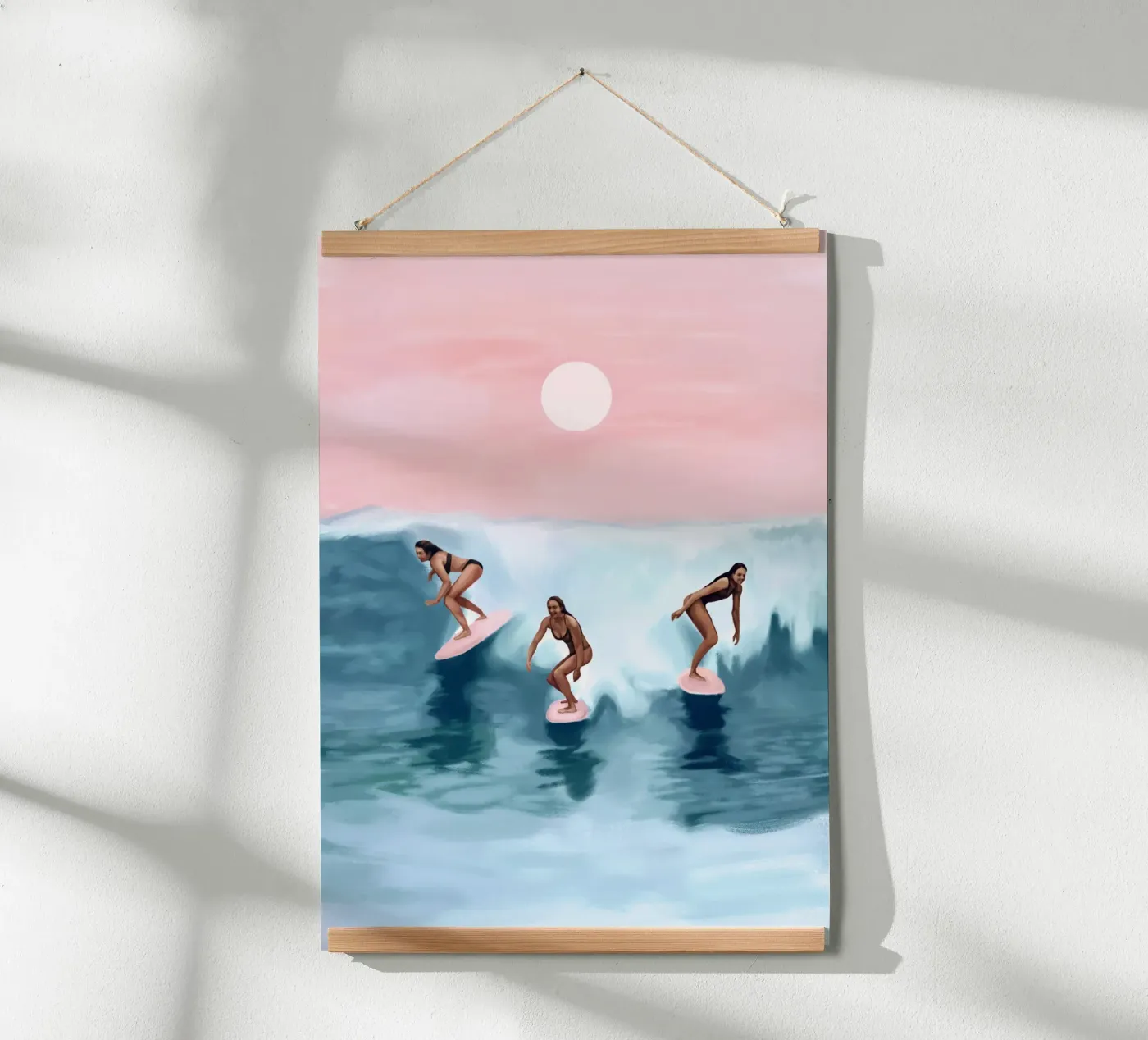 Surf Sisters poster by Verse