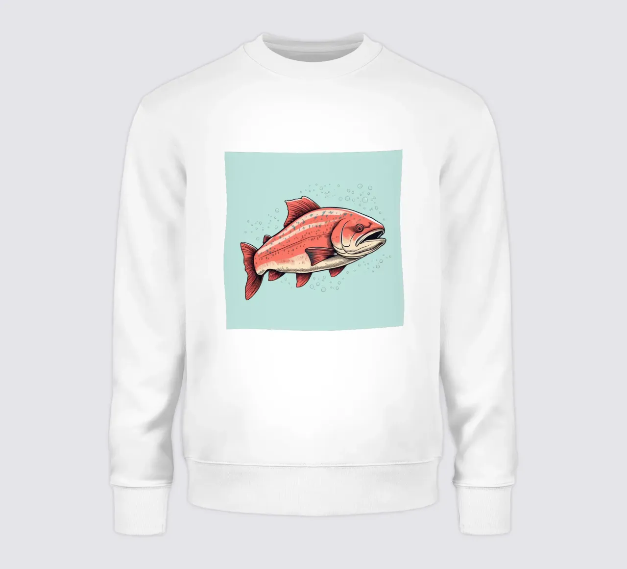 Salmone retrò felpa da Funny Animals