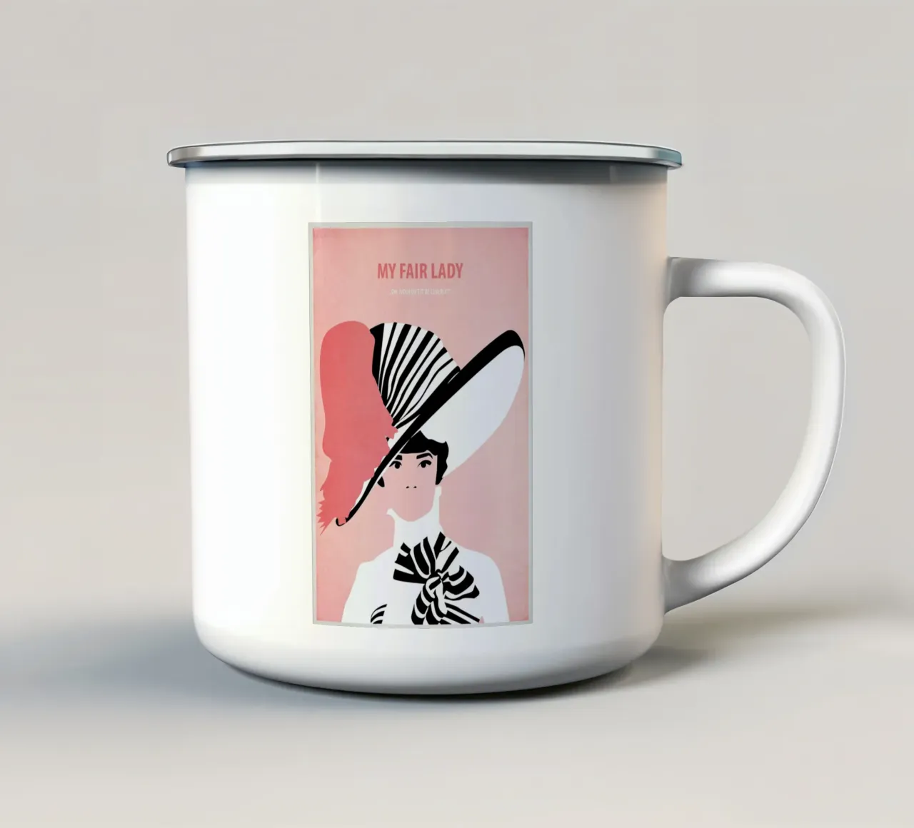 My fair Lady tazza in smalto da Fräulein Fisher