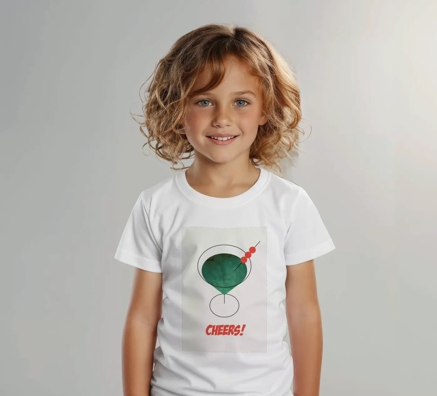 Cheers! t-shirt bambini da Kubistika
