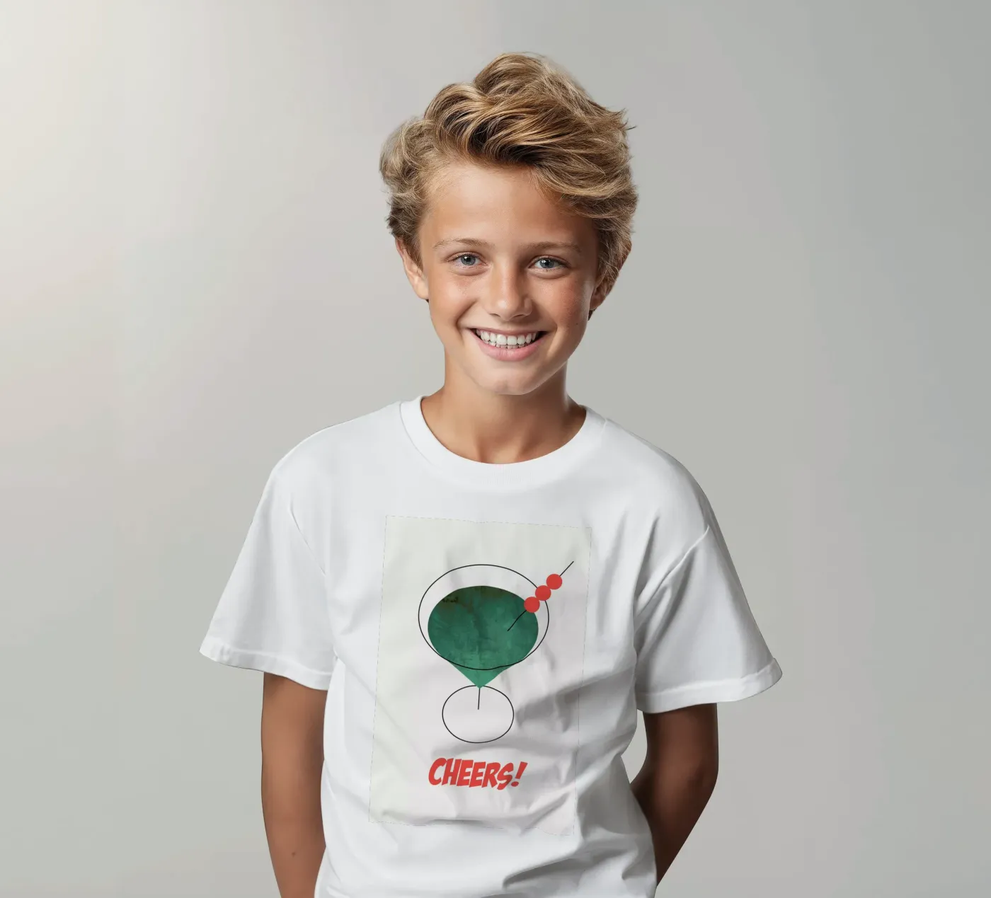 Cheers! t-shirt bambini da Kubistika