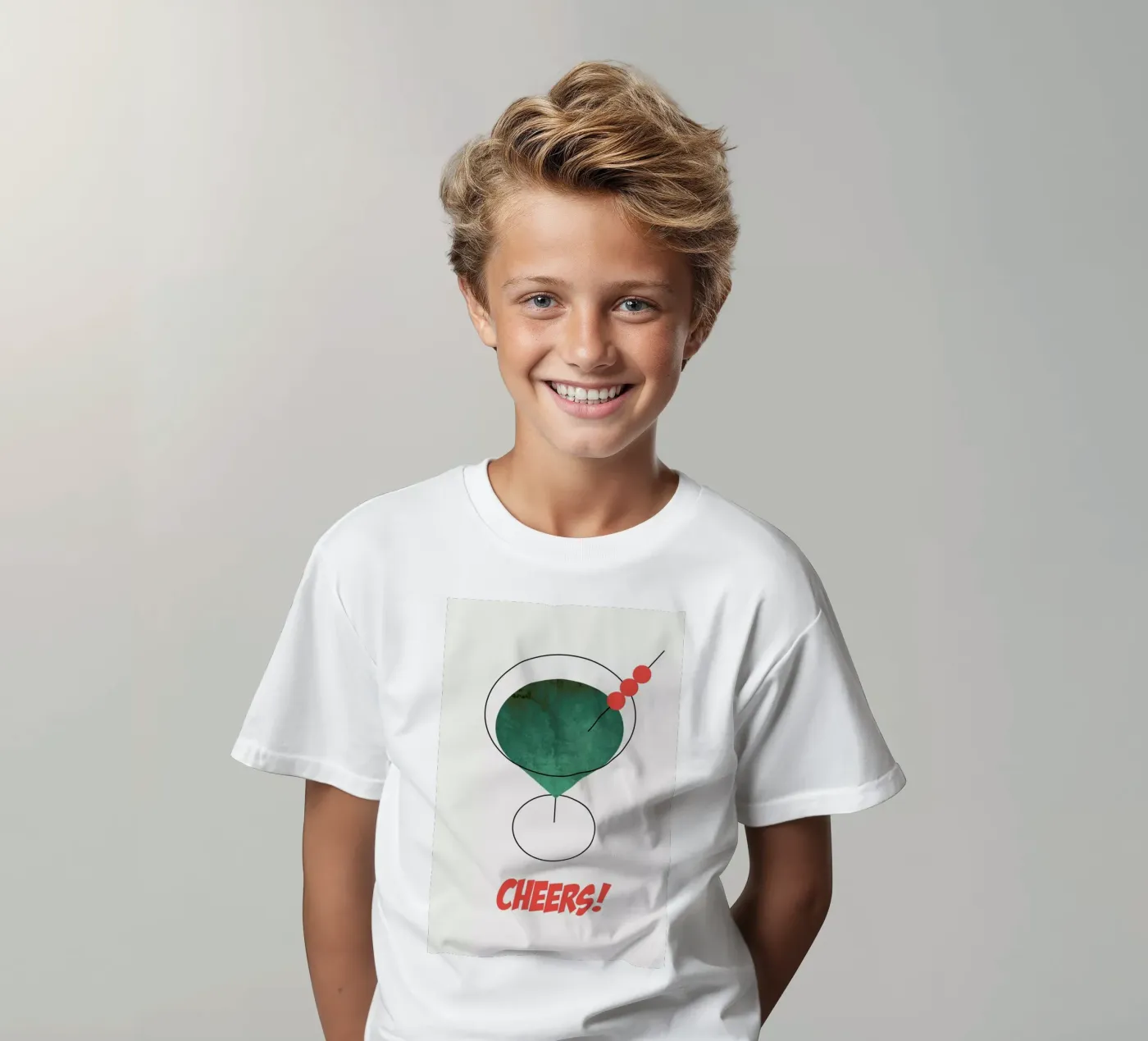 Cheers! t-shirt bambini da Kubistika
