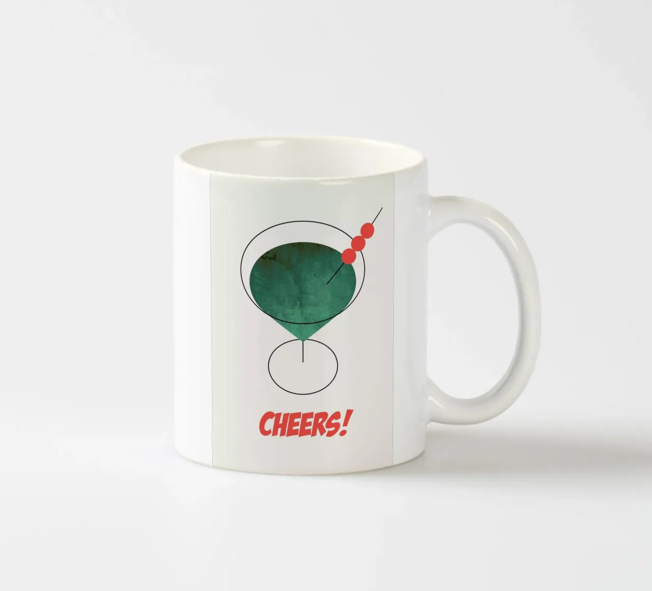 Cheers! tazza in ceramica da Kubistika