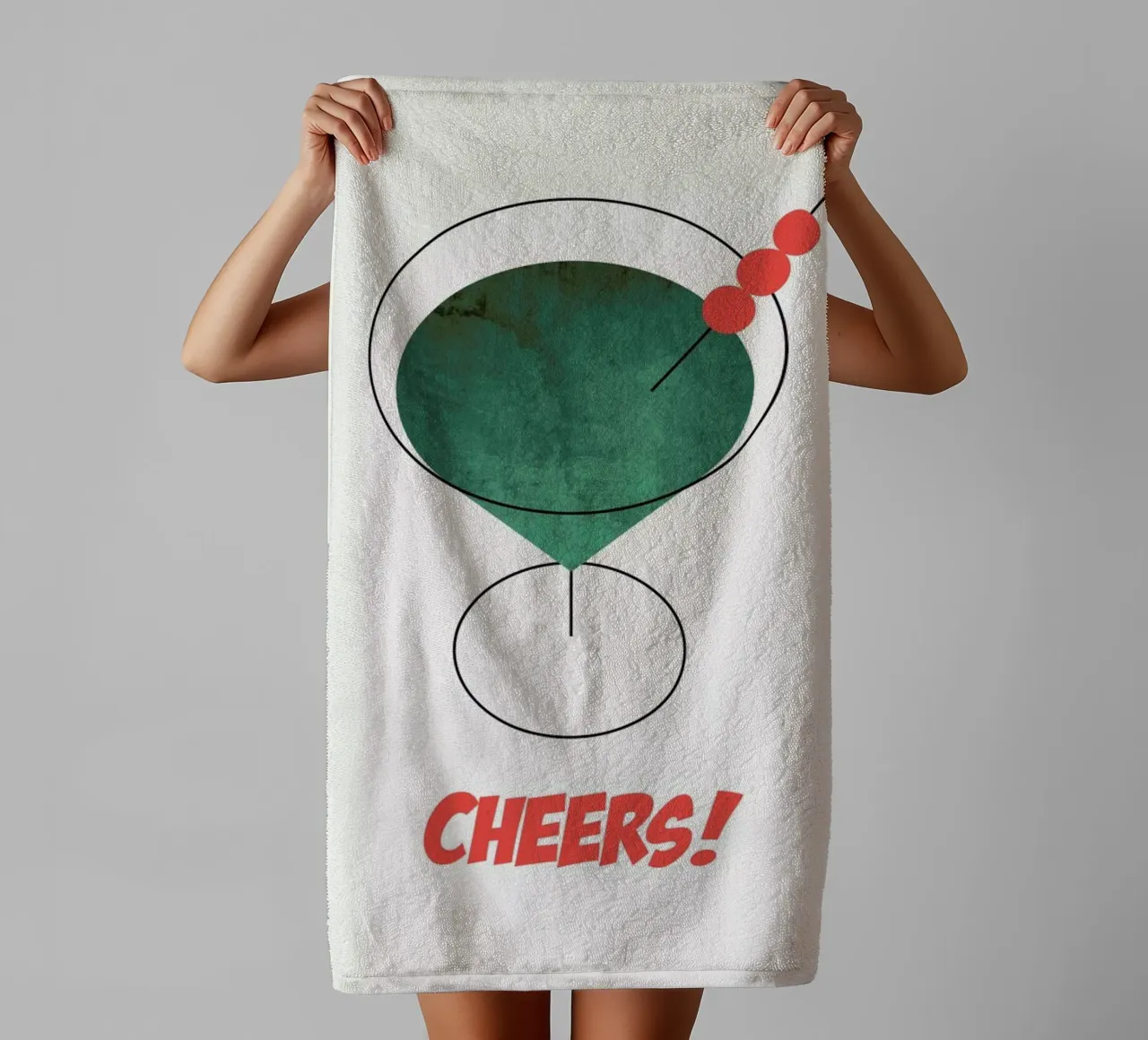 Cheers! Handtuch von Kubistika