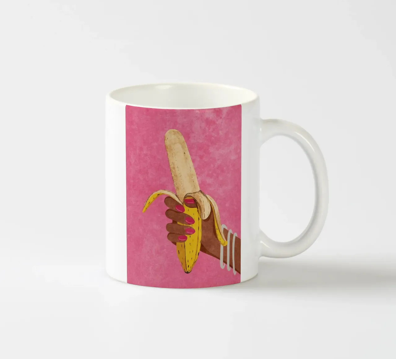 Banana tazza in ceramica da maluniq