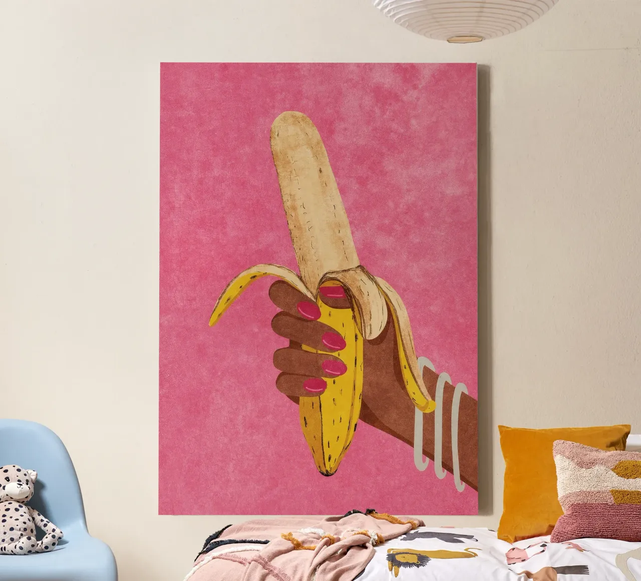 Banana tela con Cornice a cassetta da maluniq