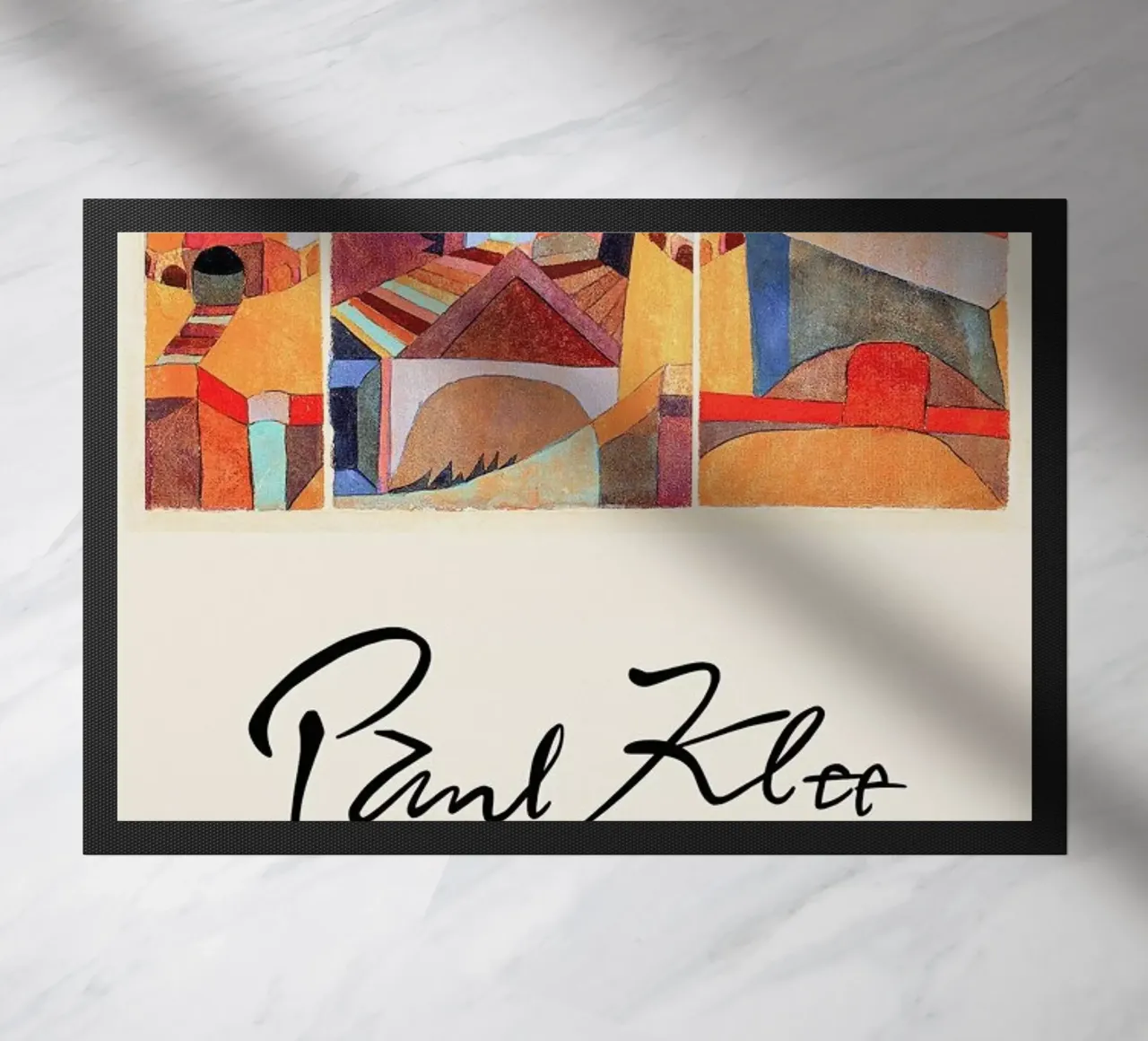 Klee - Temple Gardens II deurmat van Vintage by JUNIQE