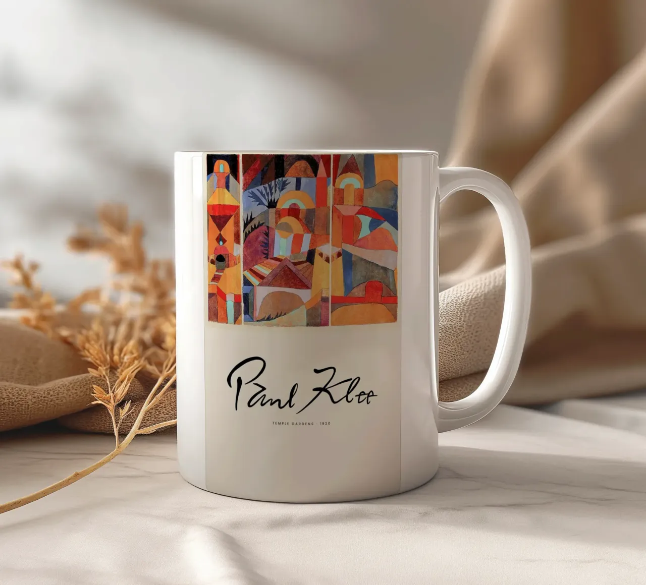 Klee - Temple Gardens II tazza in ceramica da Vintage by JUNIQE