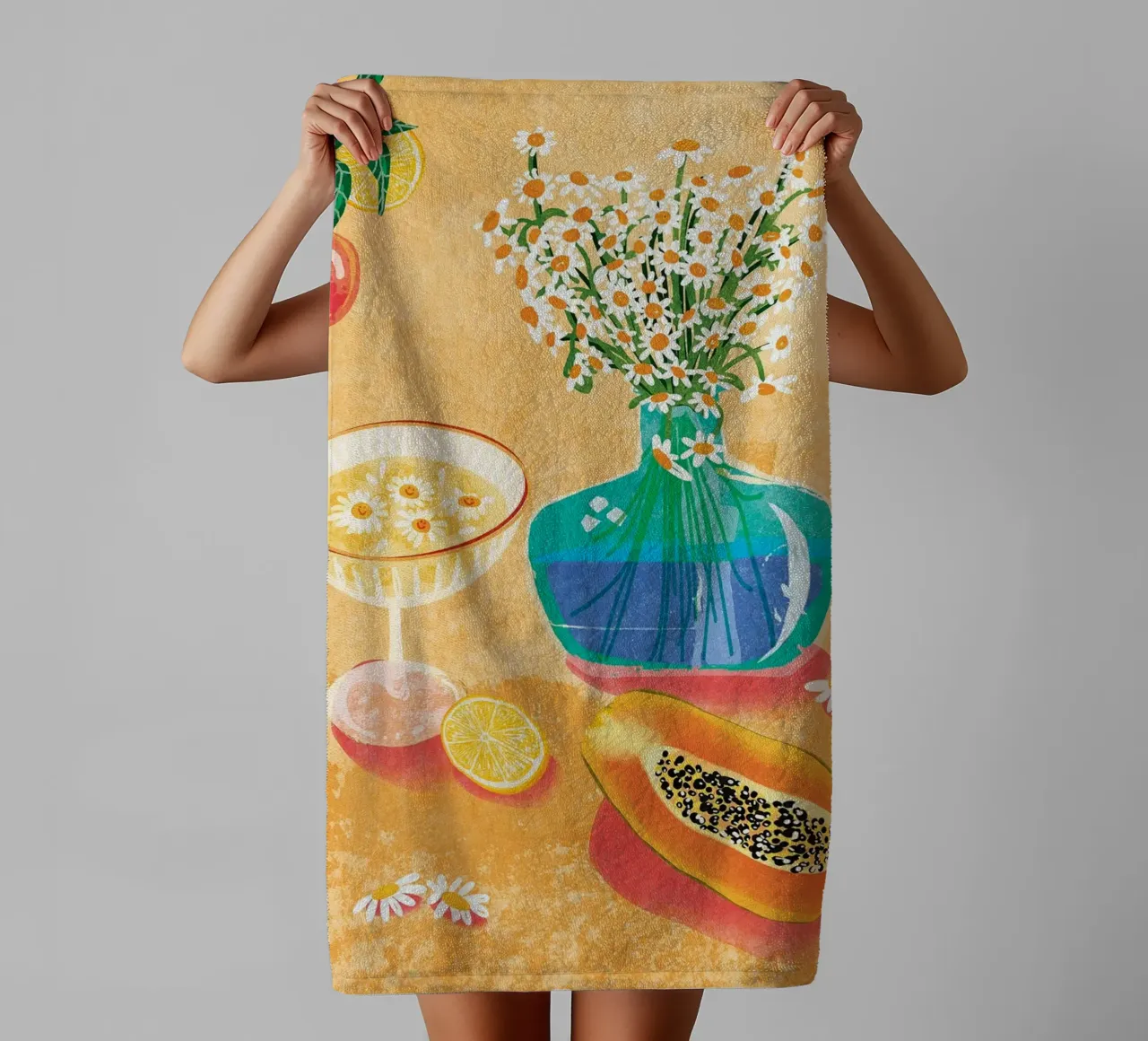 summer day towel by maluniq
