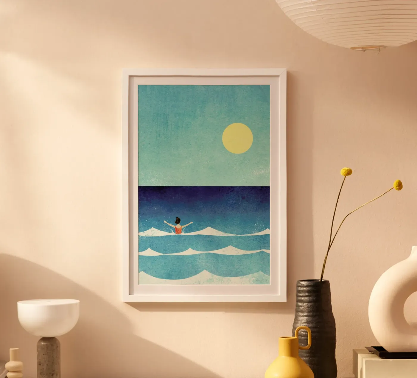 In The Waves poster by Henry Rivers