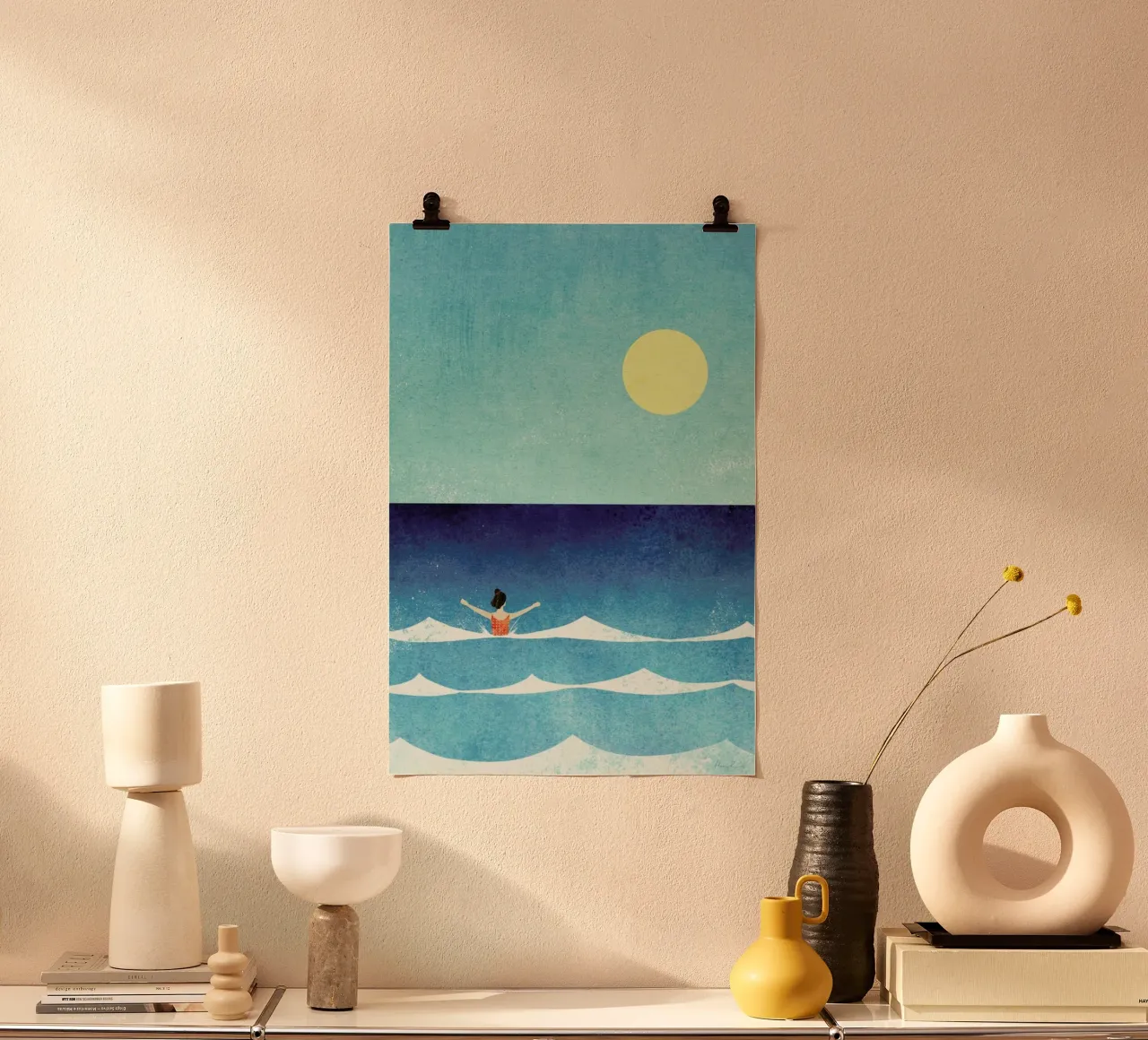 In The Waves poster da Henry Rivers