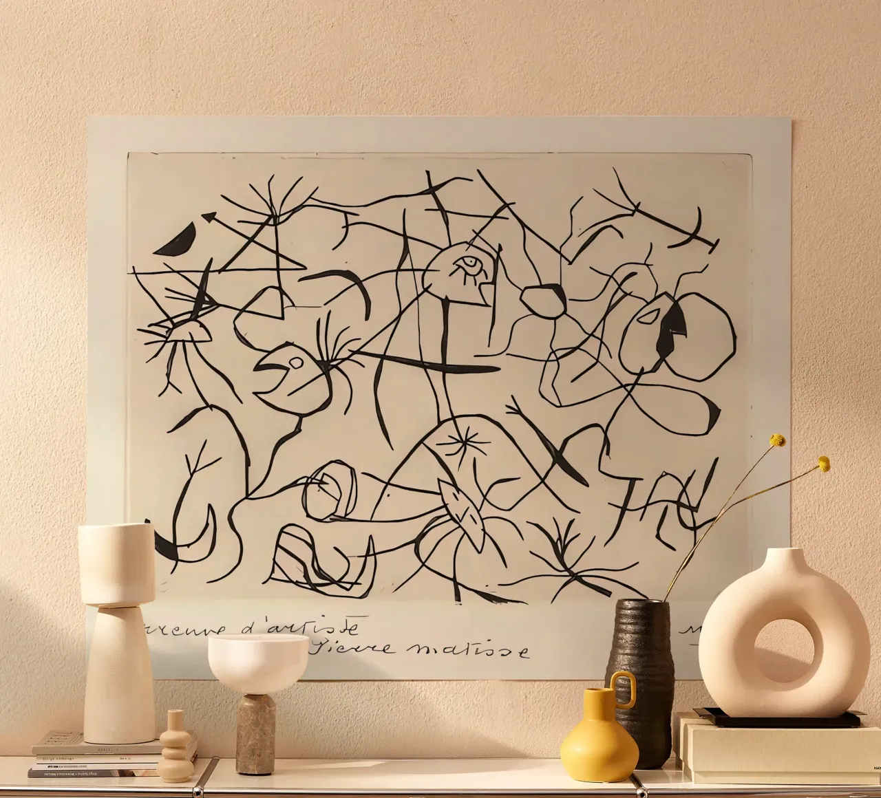 Stelle e ballerini poster con telaio in plastica da Narciso