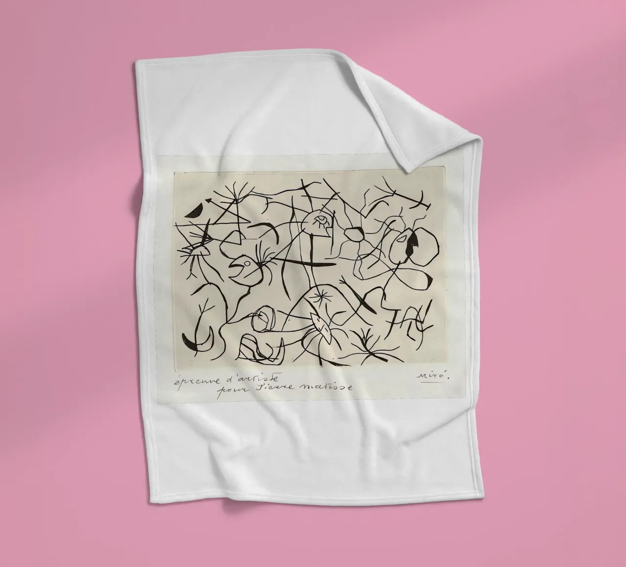 Stars and Dancers fleece blanket by Narciso