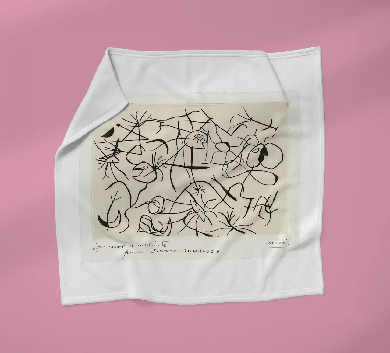 Stars and Dancers fleece blanket by Narciso