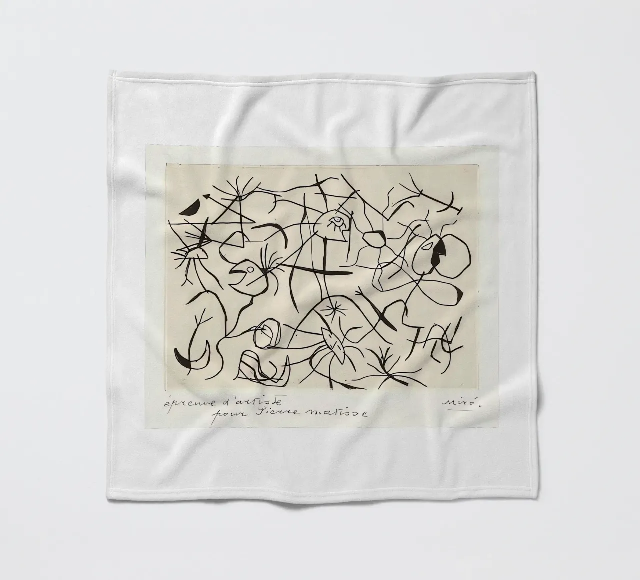 Stars and Dancers fleece blanket by Narciso