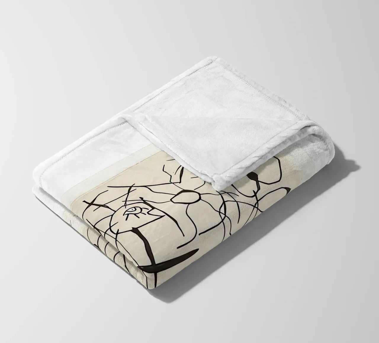 Stars and Dancers fleece blanket by Narciso