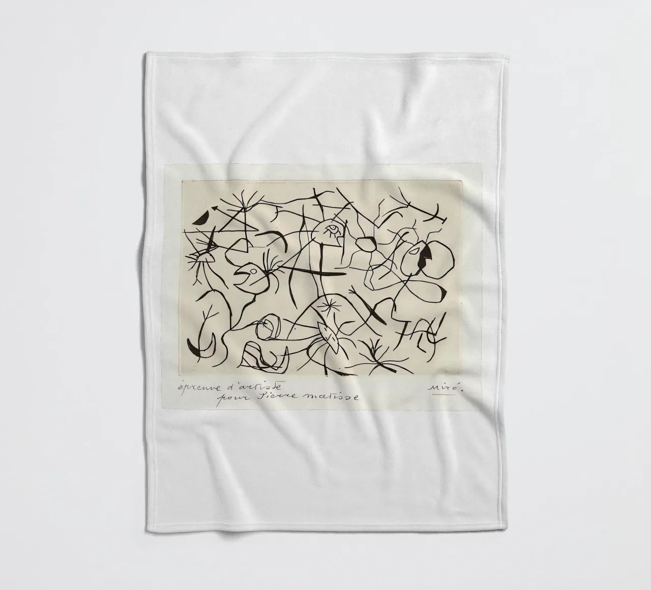 Stars and Dancers fleece blanket by Narciso