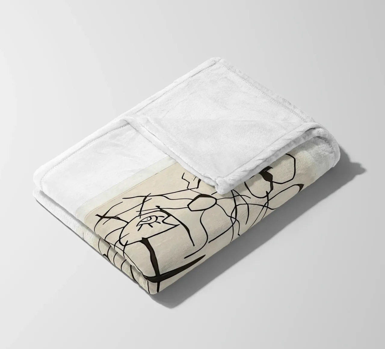 Stars and Dancers fleece blanket by Narciso