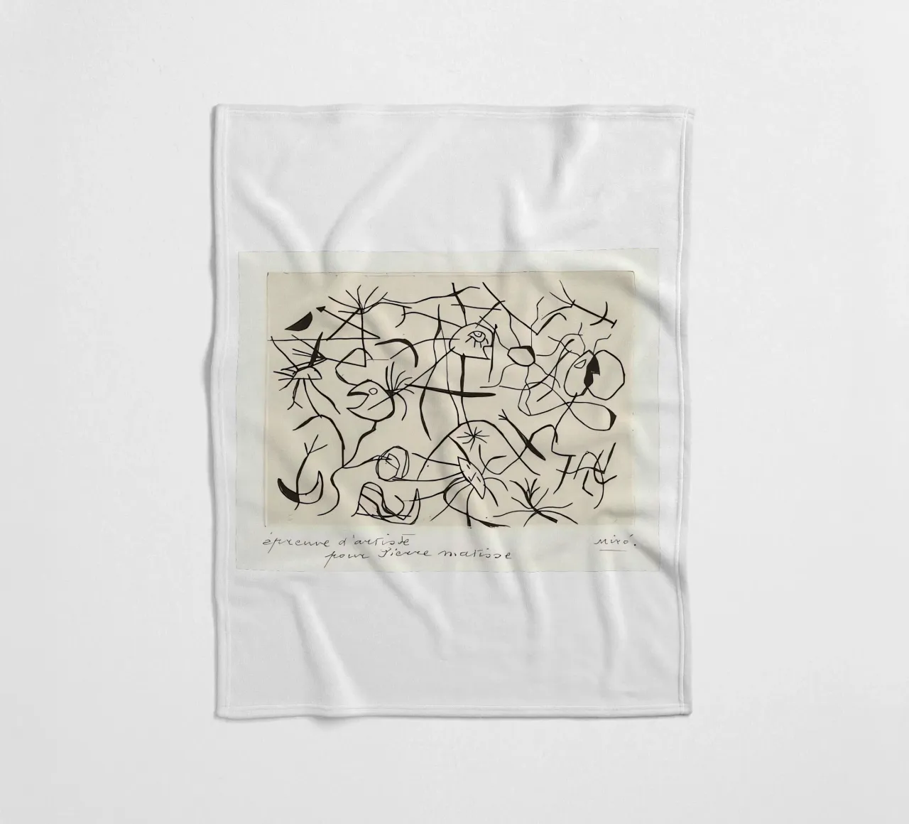 Stars and Dancers fleece blanket by Narciso