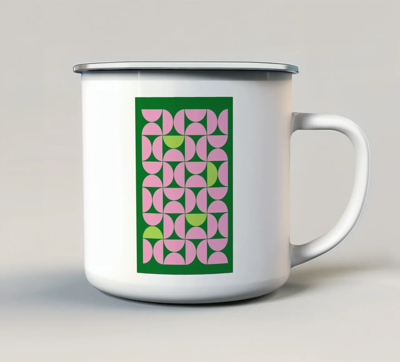 Geometric 10 tazza in smalto da Studio One
