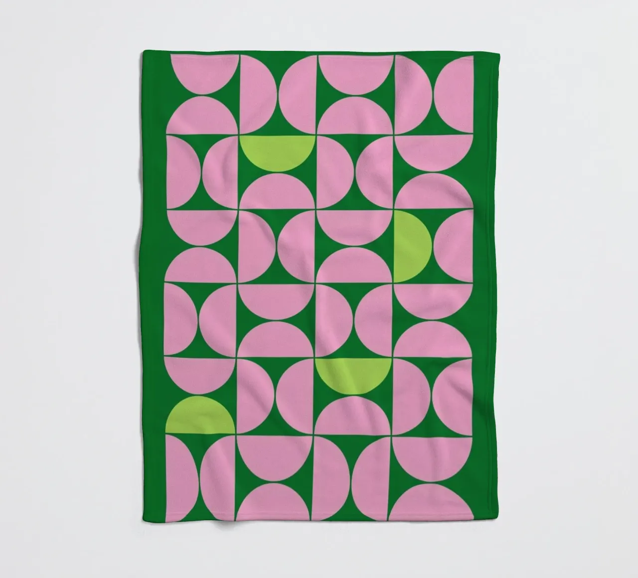 Geometric 10 fleece blanket by Studio One