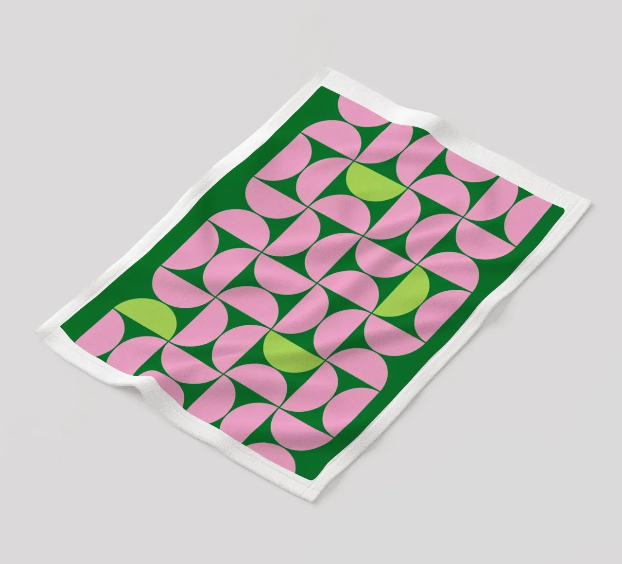 Geometric 10 fleece blanket by Studio One
