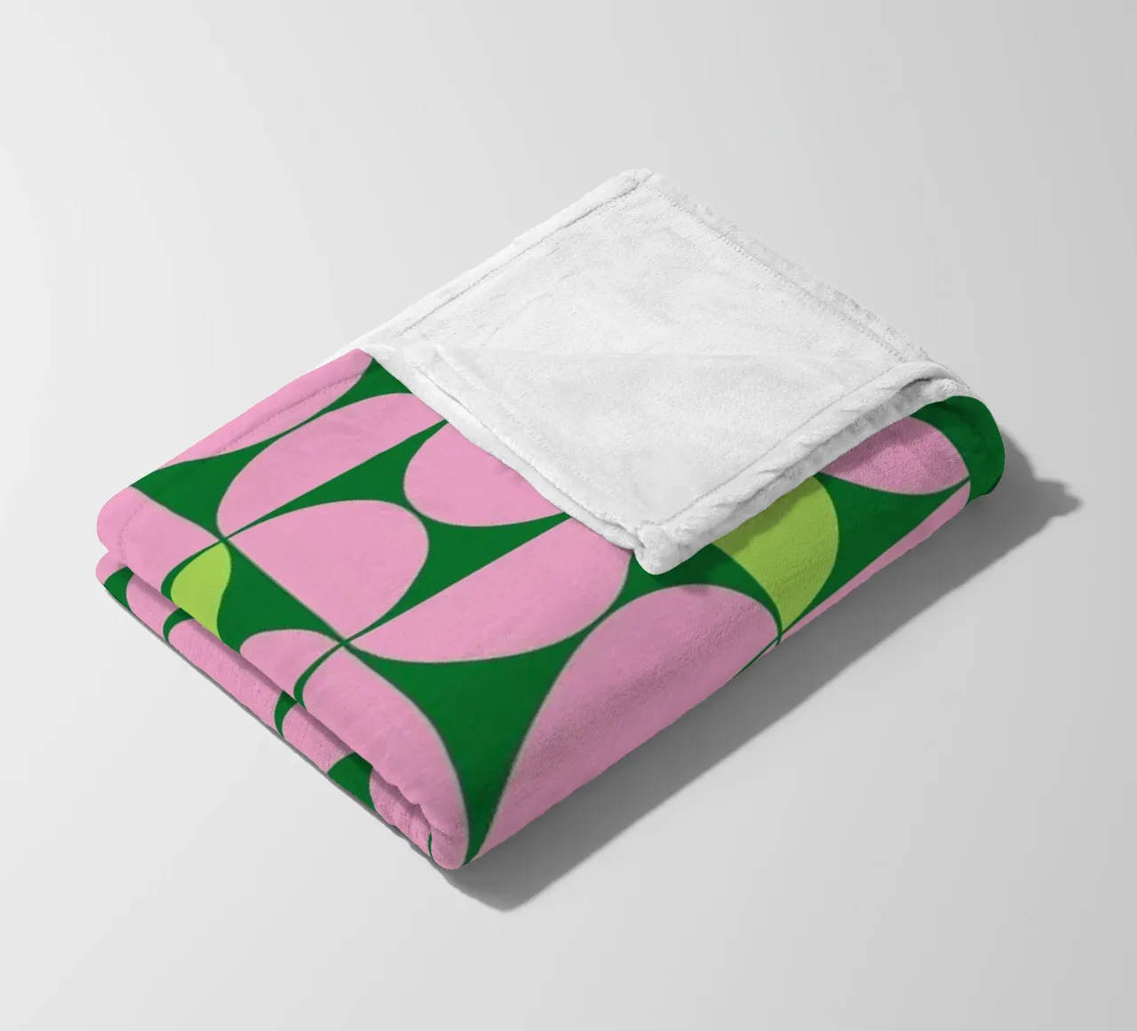 Geometric 10 fleece blanket by Studio One