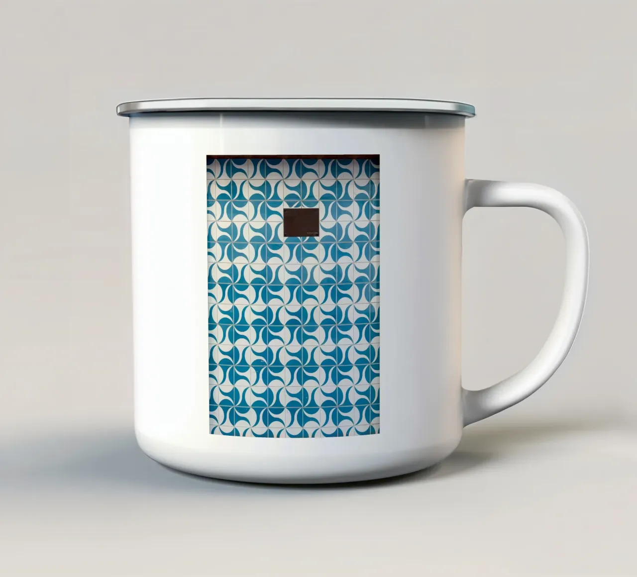 Portuguese Tiles I tazza in smalto da Thilo Grøsch