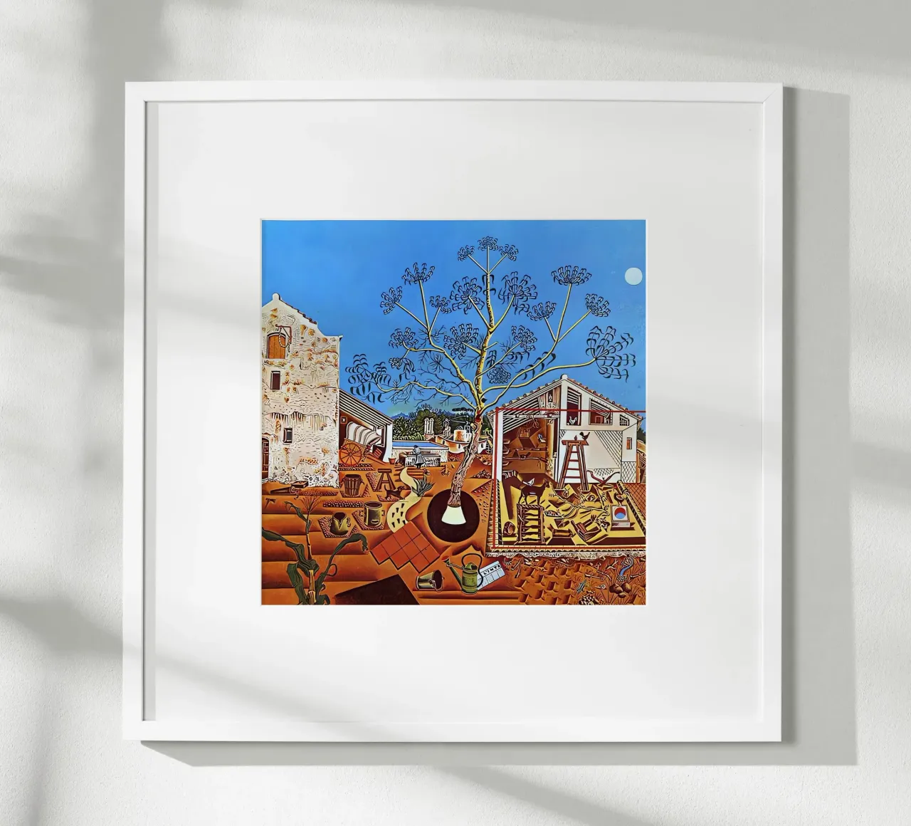 Joan Miró poster con telaio in legno da Narciso