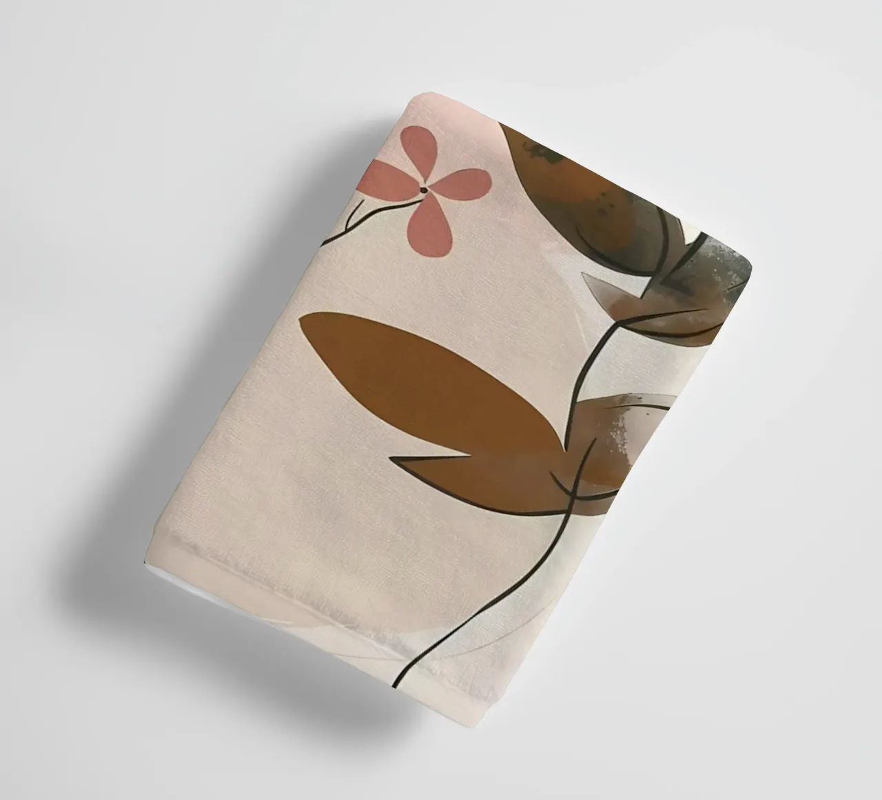 foglie fiori forme astratte asciugamano da bagno da Robert Wiesner