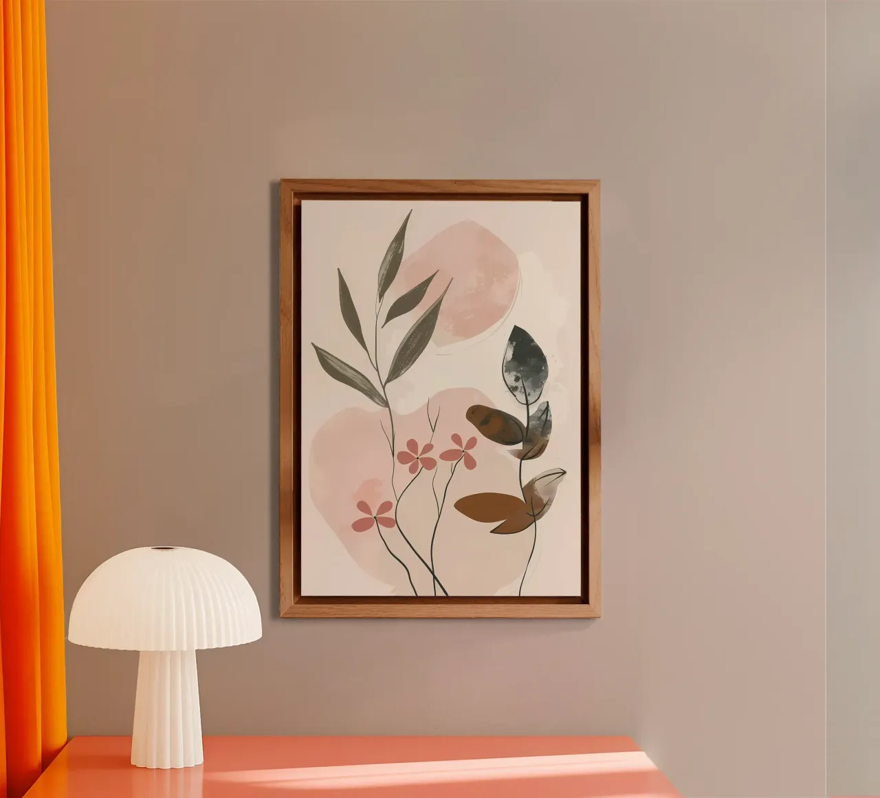 foglie fiori forme astratte alluminio dibond da Robert Wiesner