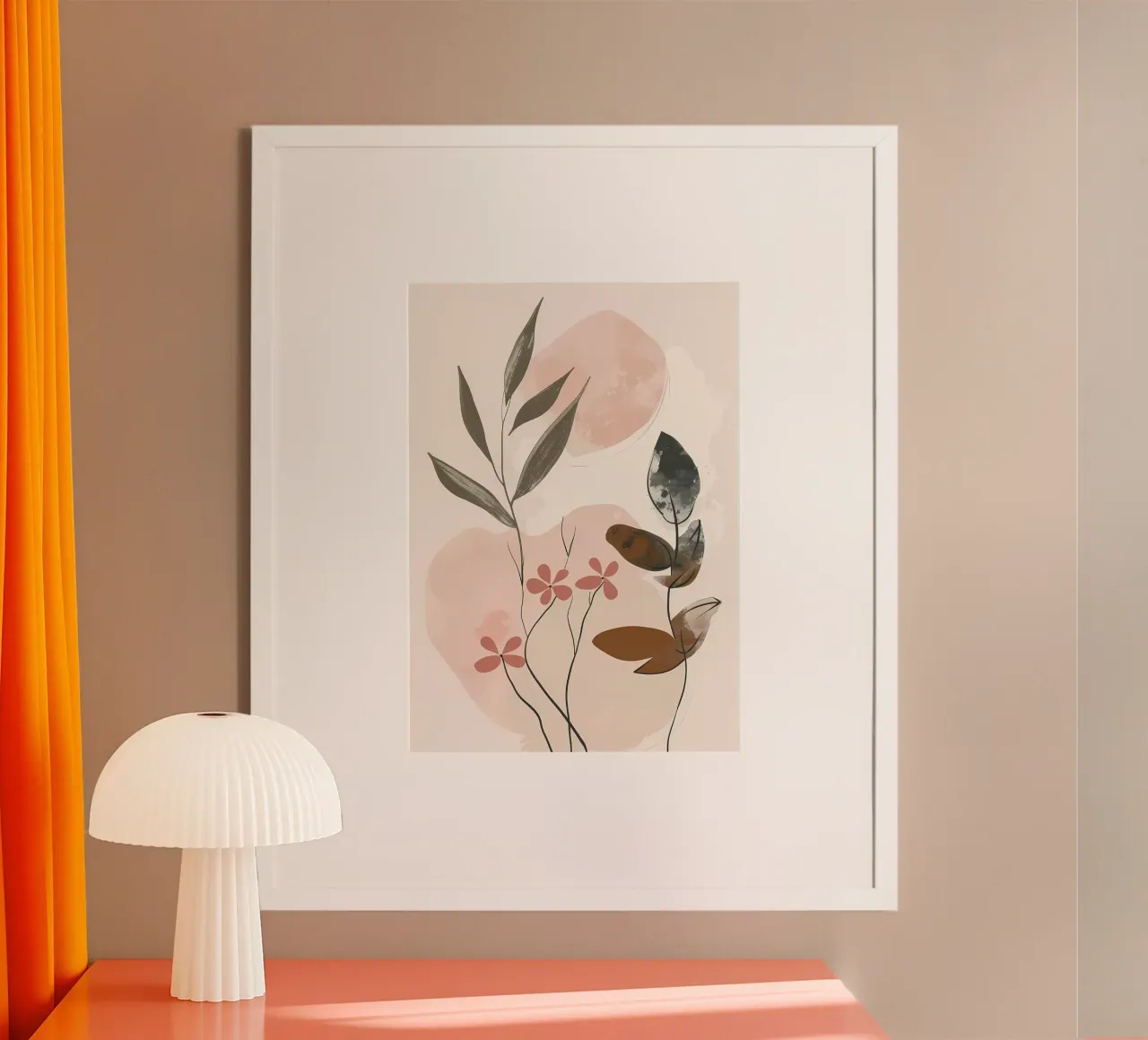 foglie fiori forme astratte carta hahnemühle da Robert Wiesner